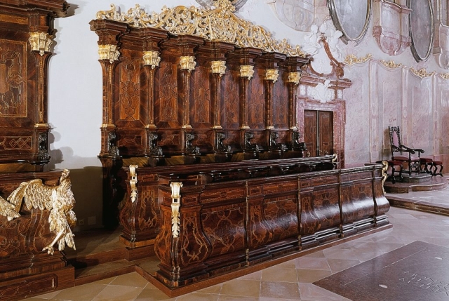 Kloster Geras - Kirche-Chorgestühl