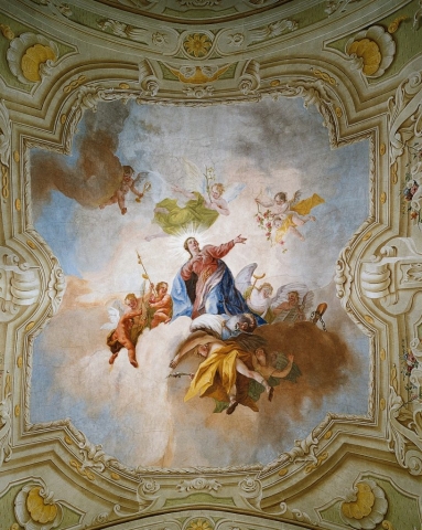 Kloster Geras - Kirche-Deckenfresko